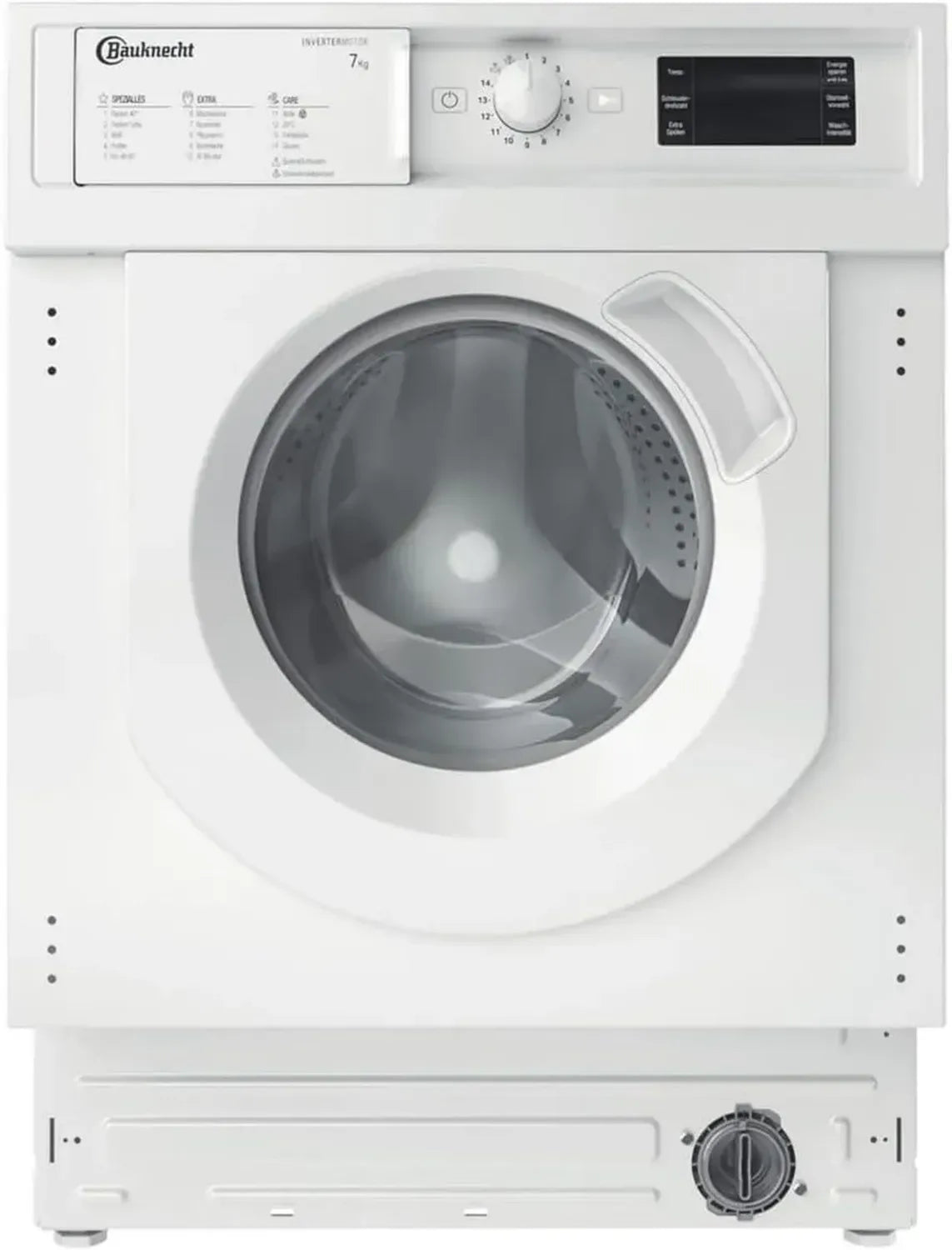 Bauknecht Einbau-Waschmaschine 7kg, Energieeffizienz, Fleckentfernung, Kurzprogramm