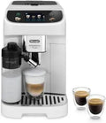 De'Longhi ECAM320.60.W Kaffeevollautomat, LatteCrema System, Automatischer Cappuccino, 4 Programme, Farbdisplay, Extra-Shot, Weiß