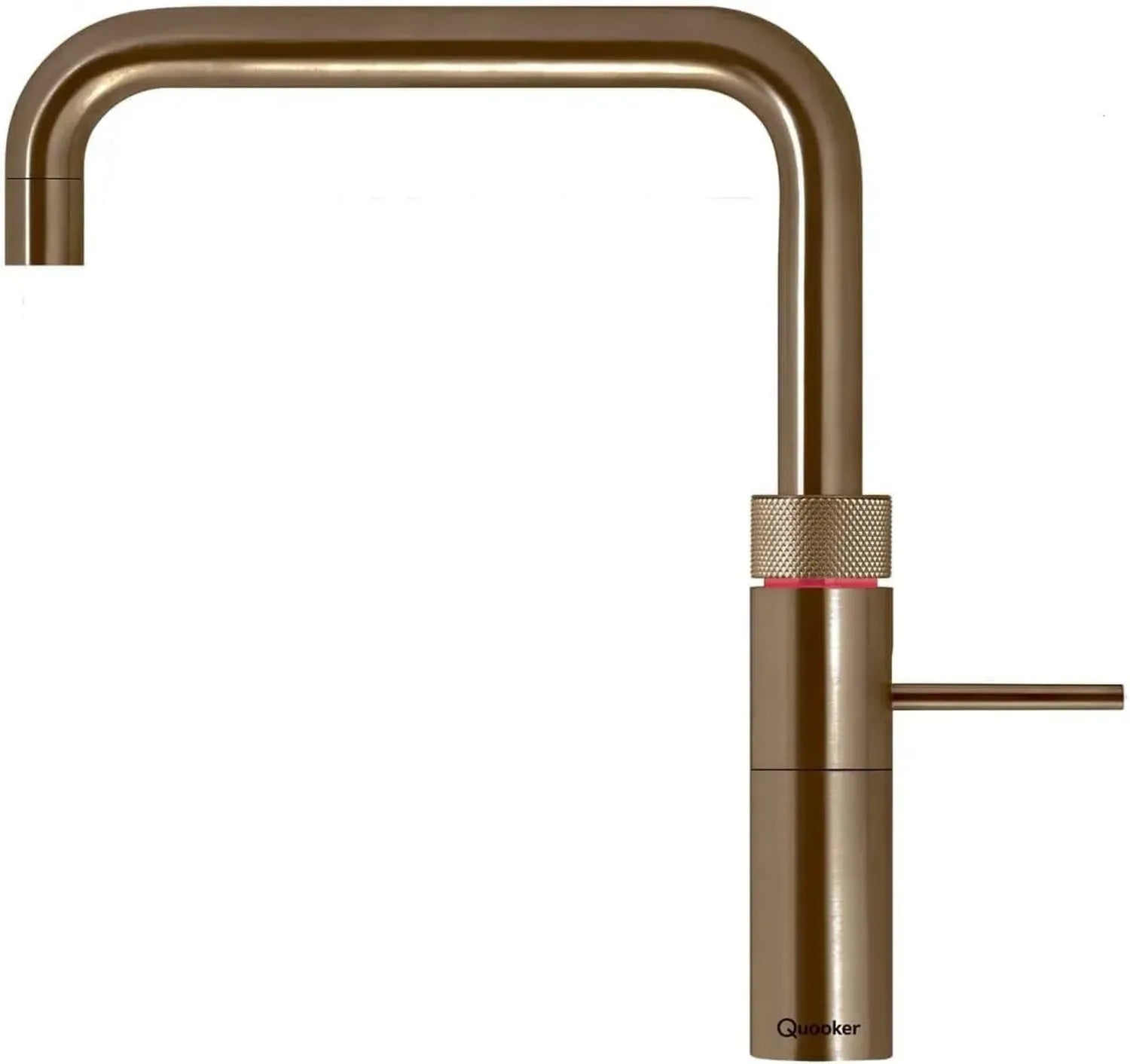 Quooker COMBI 2.2 E Fusion Square Wasserhahn in Messing Patina