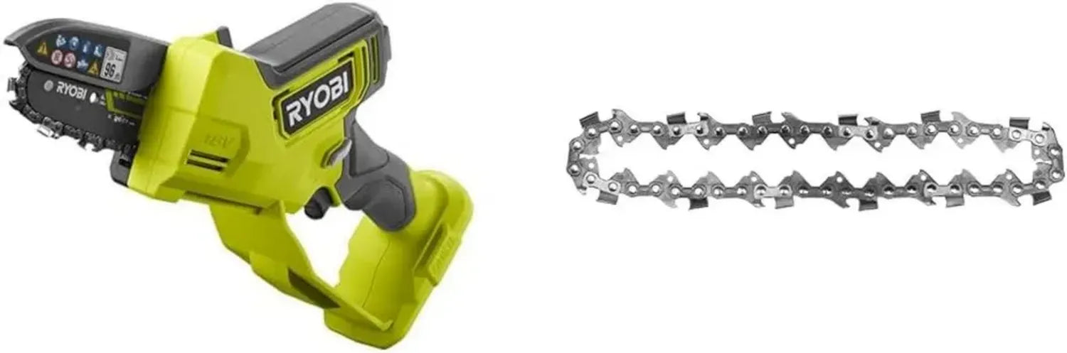 RYOBI 18V ONE+ Bürstenlose Akku-Astsäge mit 10 cm Kette - Set
