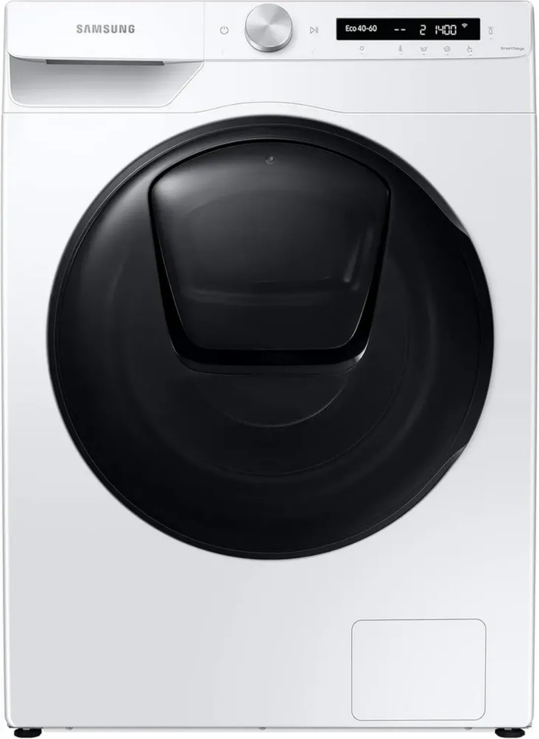 Samsung Waschtrockner WD81T554ABW, 8/6 kg, 1400 U/min, AddWash, Ecobubble, Air Wash, Hygienedampf, Weiß