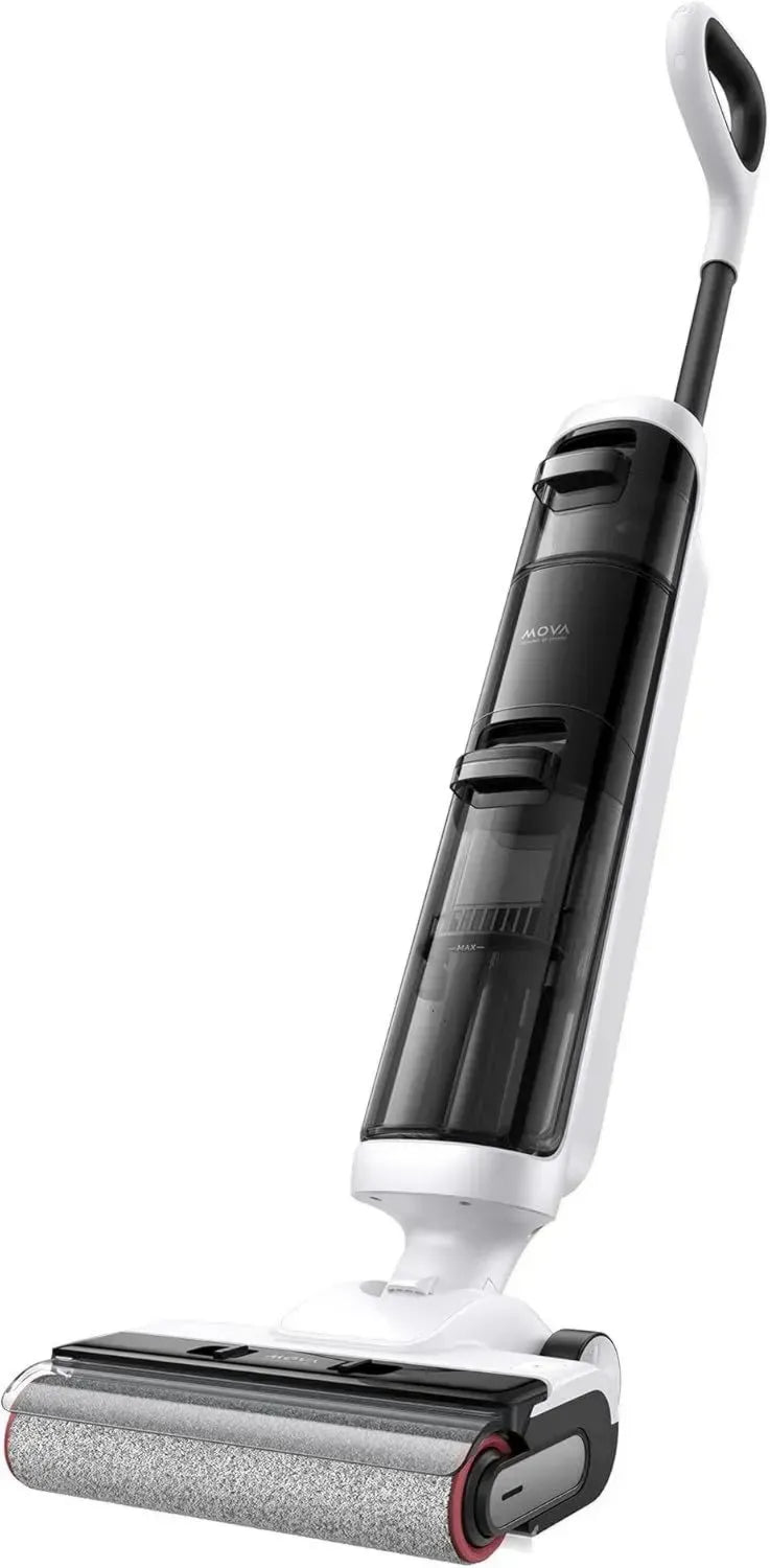 Mova K20 Nass- und Trockensauger, leichtes 4 kg-Design, automatische Bürstenreinigung, 30 Minuten Betriebszeit, Doppelrandreinigung